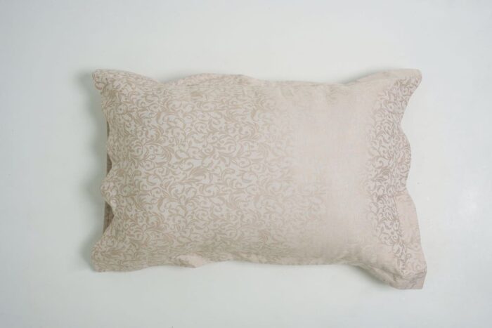 Pack housse de couette jacquard tissé beige rosé – Image 7