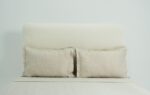 Parure de lit jacquard tissé en beige – Image 5