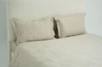 Pack housse de couette jacquard tissé beige rosé – Image 6