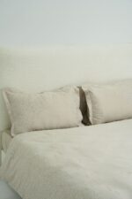 Pack housse de couette jacquard tissé beige rosé – Image 3