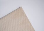 Plaid en tissu côtelé - Beige clair – Image 2