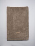 Plaid en velours chenillé - Taupe foncé