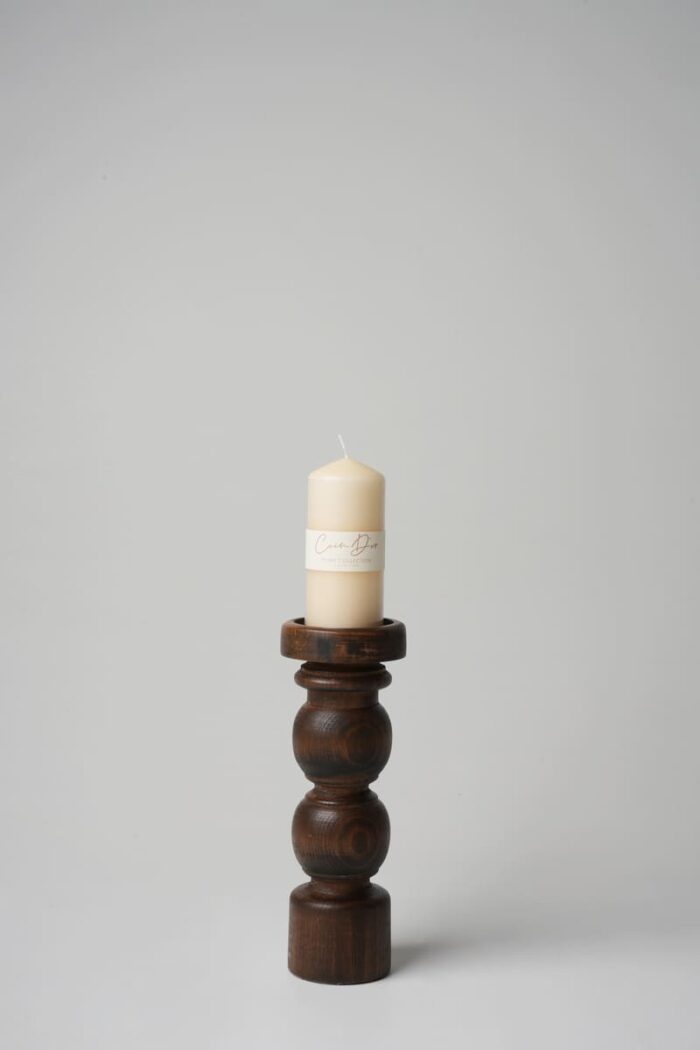 Série de 3 chandeliers en bois – Image 4