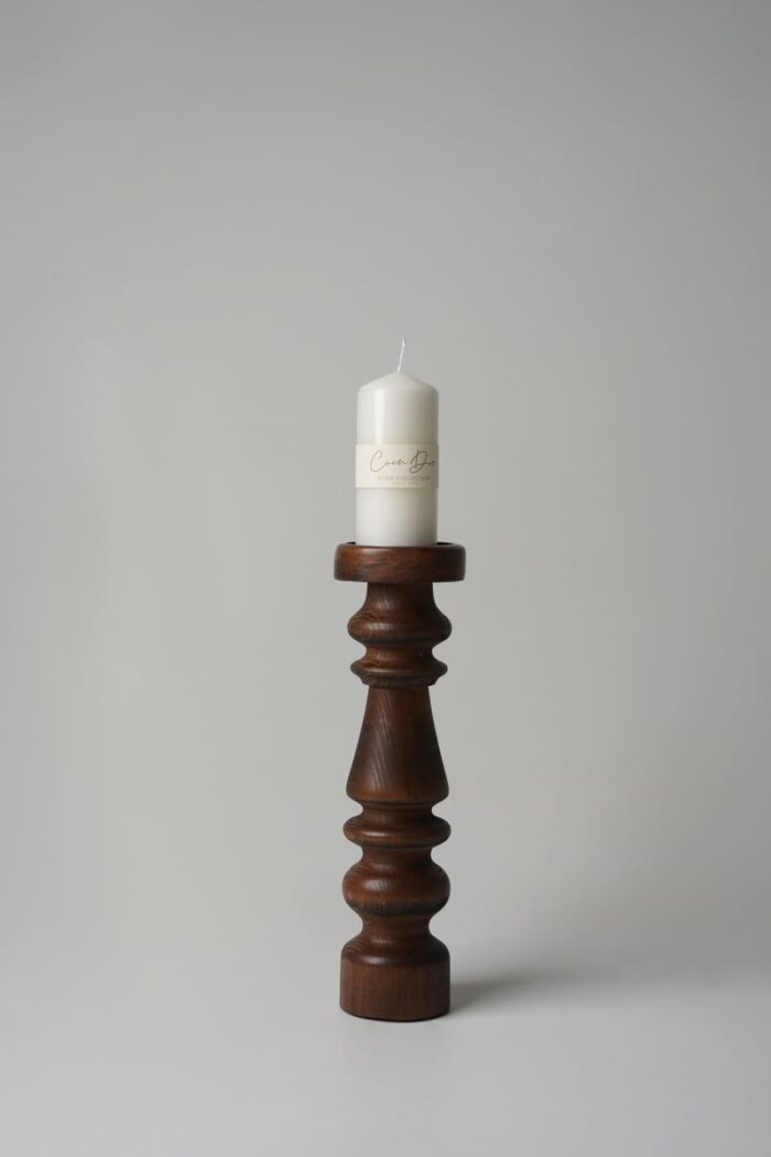 Série de 3 chandeliers en bois – Image 8
