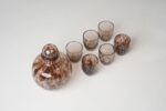 Service à eau 7 pièces marron - Carafe ronde – Image 5