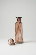 Service à eau 7 pièces marron - Carafe cylindrique – Image 3