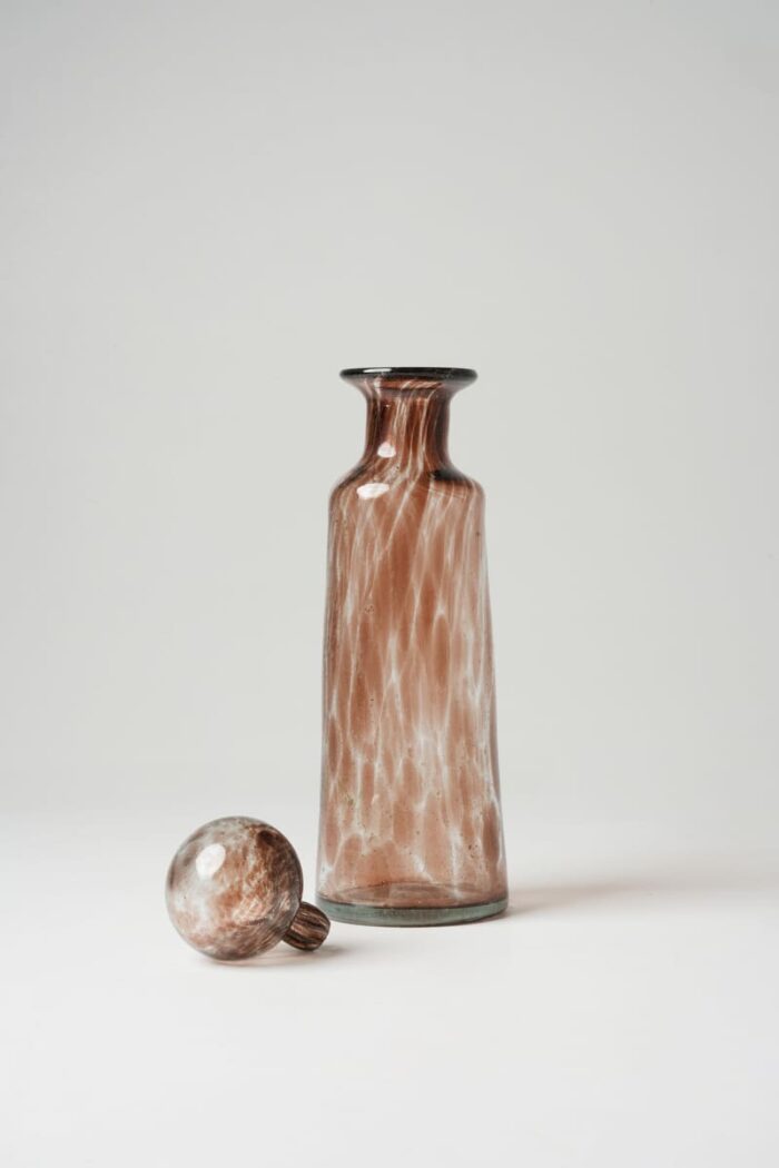 Service à eau 7 pièces marron - Carafe cylindrique – Image 3