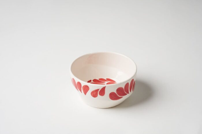 Service à table 21 pièces en céramique - Motif rouge – Image 5