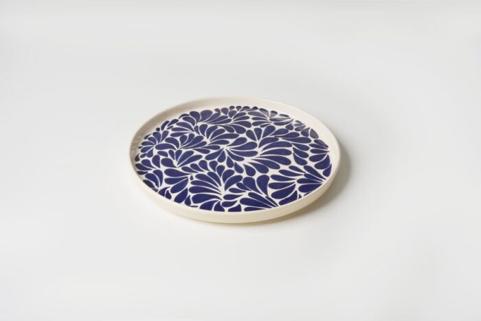 Service à table 21 pièces en céramique - Motif bleu – Image 3