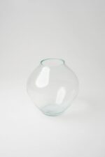 Vase boule en verre soufflé