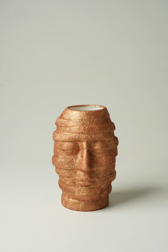 Statuette décorative visage - Bronze – Image 1