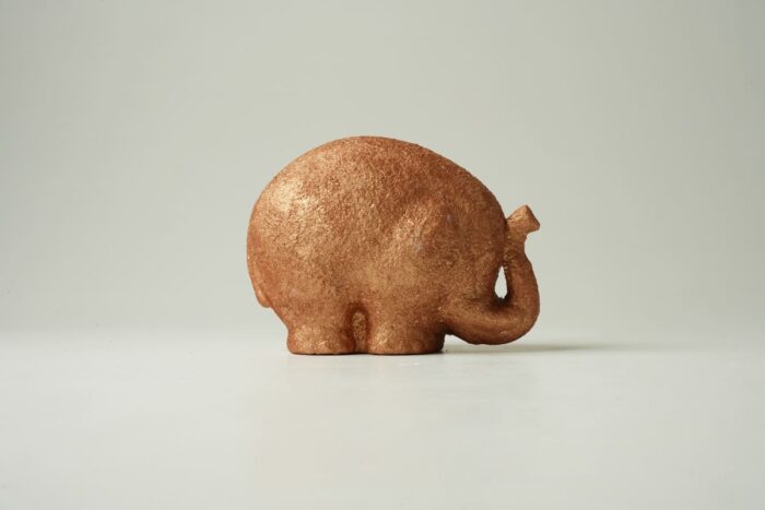 Statuette décorative éléphant - Bronze – Image 2