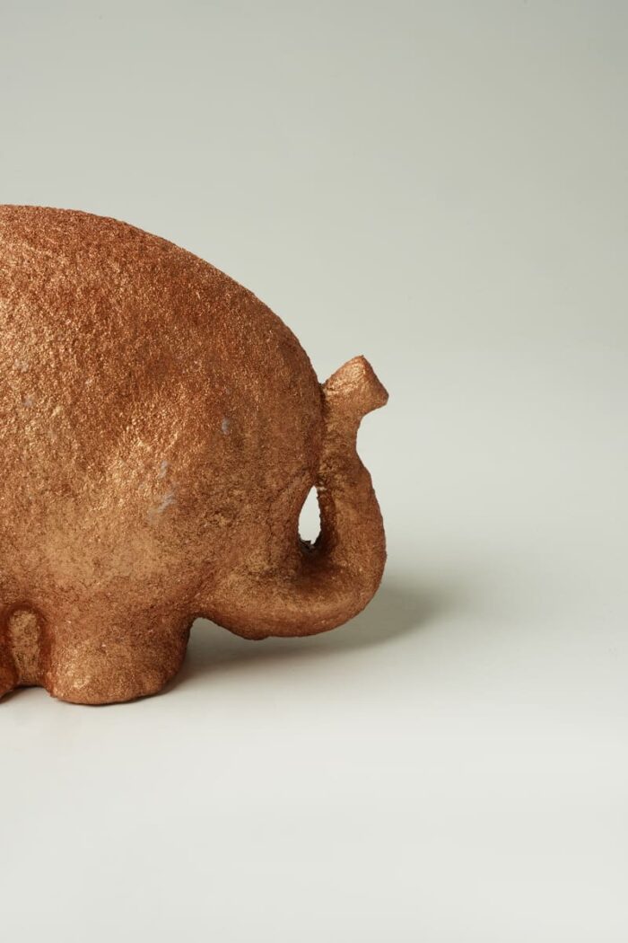 Statuette décorative éléphant - Bronze – Image 1