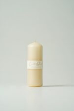 Bougie classique beige – Image 2