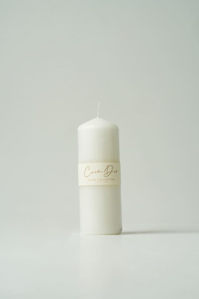 Bougie classique blanche – Image 2