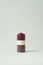 Bougie classique rouge bordeaux