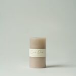 Bougie rustique nude