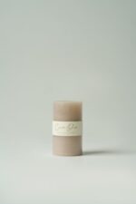 Bougie rustique nude