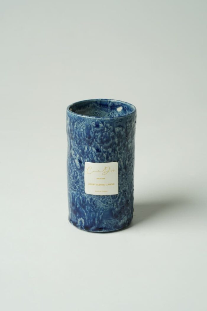 Bougie parfumée bleu foncé - Fleur d'oranger – Image 2