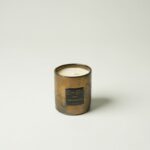 Bougie parfumée bronze - Ambre noir