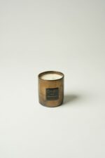 Bougie parfumée bronze - Ambre noir