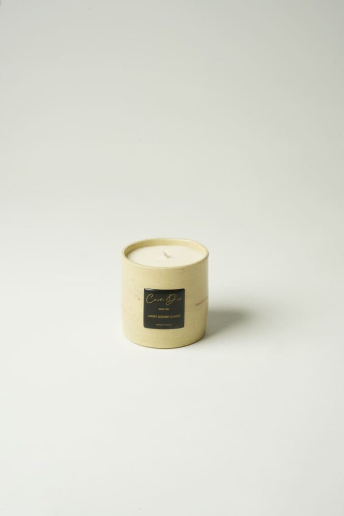 Bougie parfumée beige - Cannelle orange – Image 1