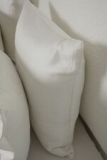 Parure de lit zigzag blanc cassé – Image 2
