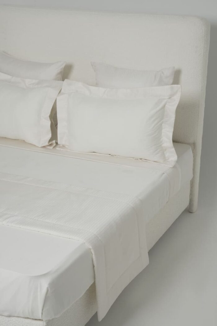 Parure de lit zigzag blanc cassé – Image 1