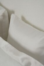Parure de lit zigzag blanc cassé – Image 9