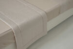 Chemin de lit zigzag beige – Image 10