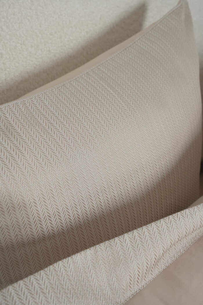 Parure de lit zigzag beige – Image 6