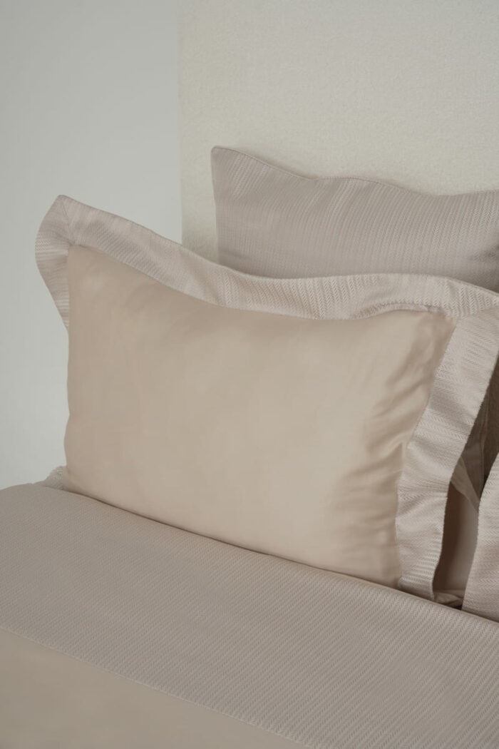 Pack housse de couette zigzag beige – Image 5