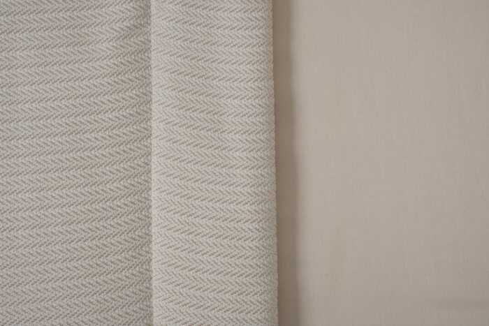 Chemin de lit zigzag beige – Image 11