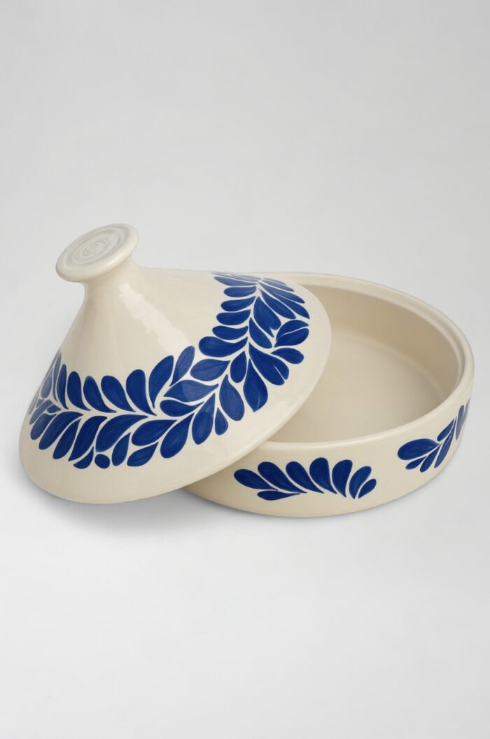 Service à table 21 pièces en céramique - Motif bleu – Image 5