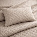 Jeté de lit 3 pièces - Matelassé doré – Image 4