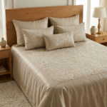 Couvre-lit 6 pièces - Brodé doré