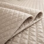 Jeté de lit 3 pièces - Matelassé doré – Image 3