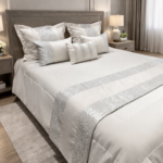 Couvre-lit 7 pièces - Prestige grège