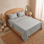 Parure de lit unie - Gris