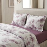 Pack housse de couette imprimée - Aquarelle mauve – Image 2