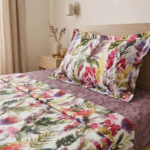 Parure de lit imprimée - Jardin aquarelle multicolore – Image 2