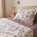 Parure de lit imprimée - Jardin violet – Image 2