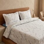 Pack housse de couette imprimée - Tiges bleues