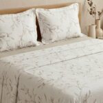 Parure de lit imprimée - Tiges grèges – Image 2