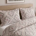 Pack housse de couette imprimée - Losange rose – Image 2