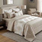 Couvre-lit 7 pièces – Baroque beige