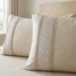Parure unie beige - Bande arabesque – Image 2