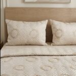 Jeté 3 pièces - Cercle beige – Image 3