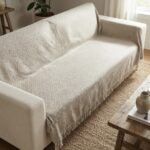 Jeté de canapé losanges - Beige