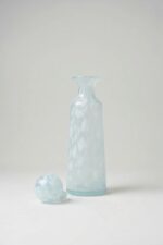 Service à eau 7 pièces bleu clair - Carafe cylindrique